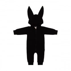 Black Rabbit Coat Cap